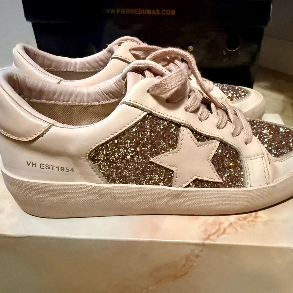 Vintage Havana Pink Glitter Sneakers - Picture 13 of 15